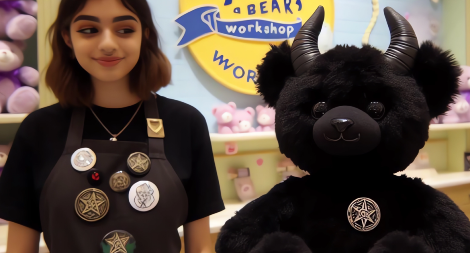 AI fake images of satanic teddy bears from Build-A-Bear trick some TikTok users