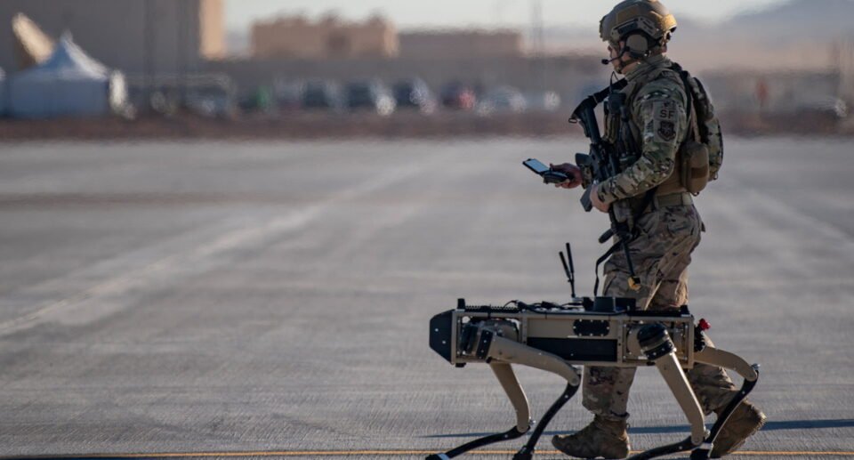 Rifle-carrying robot dogs first shown in 2021 now in US Marine Special Forces testing