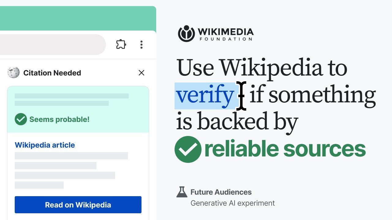 Wikipedia’s new Chrome extension fact-checks the web with ChatGPT