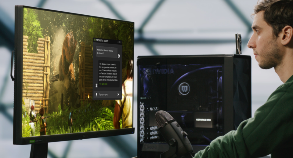 Nvidia shows AI-powered game assistants and NPCs coming to RTX GPUs with local AI inference