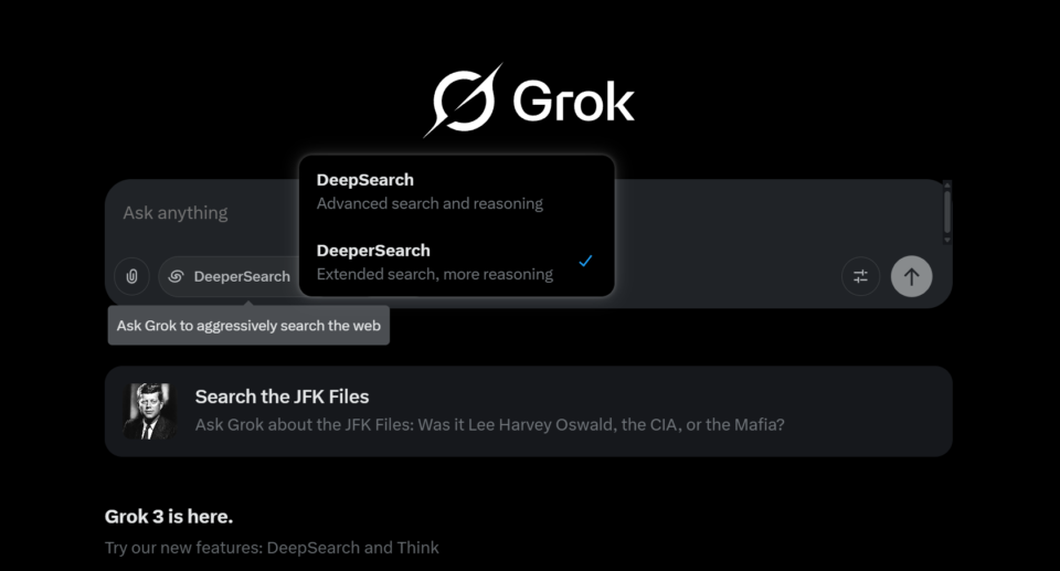 Grok 3 adds deeper search and AI image editing capabilities