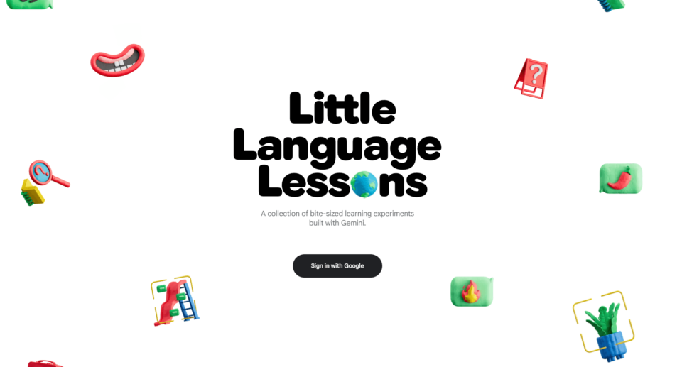 Google’s “Tiny Lesson” generates just-in-time vocabulary for whatever scenario you throw at it