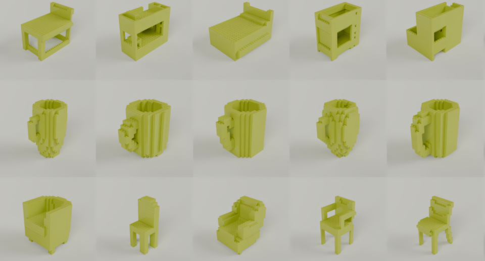LegoGPT generates buildable Lego models from text descriptions
