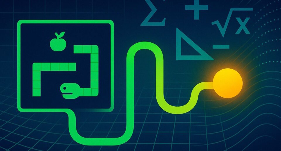 AI learns math reasoning by playing Snake and Tetris-like games rather than using math datasets