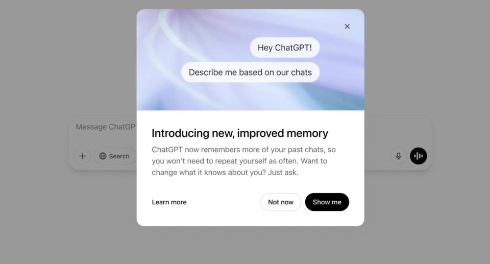 OpenAI brings longer-term memory feature to free ChatGPT users